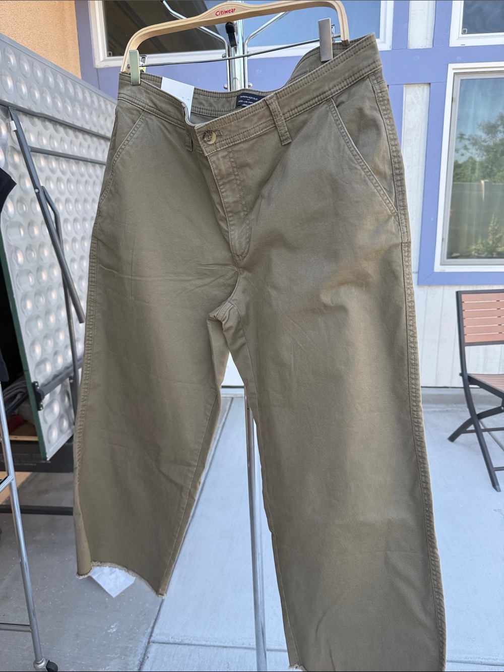 Banana Republic Olive Green Chino Pants